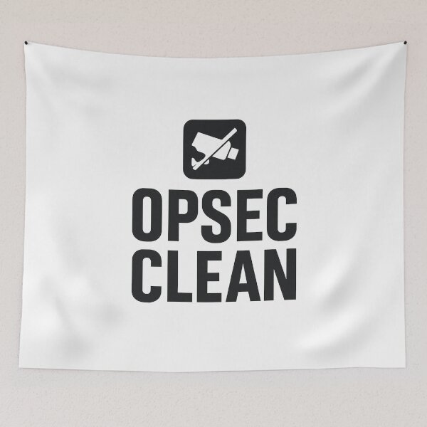 Item preview, OPSEC CLEAN – Tactical Minimalist Privacy Shirt designed and sold by damiang.