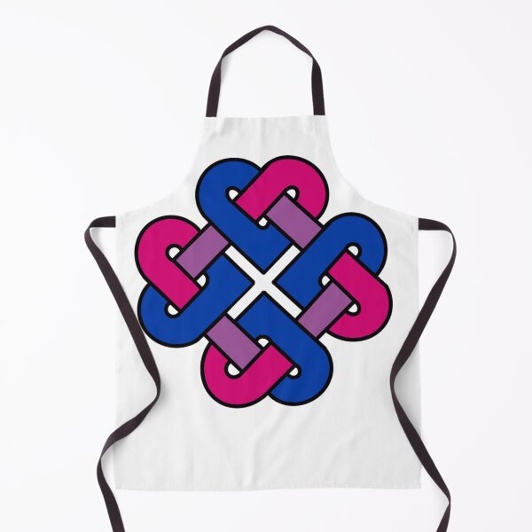 Item preview, Celtic Quarter Heart Pride Knot - Bi Color Block designed and sold by cjo582.