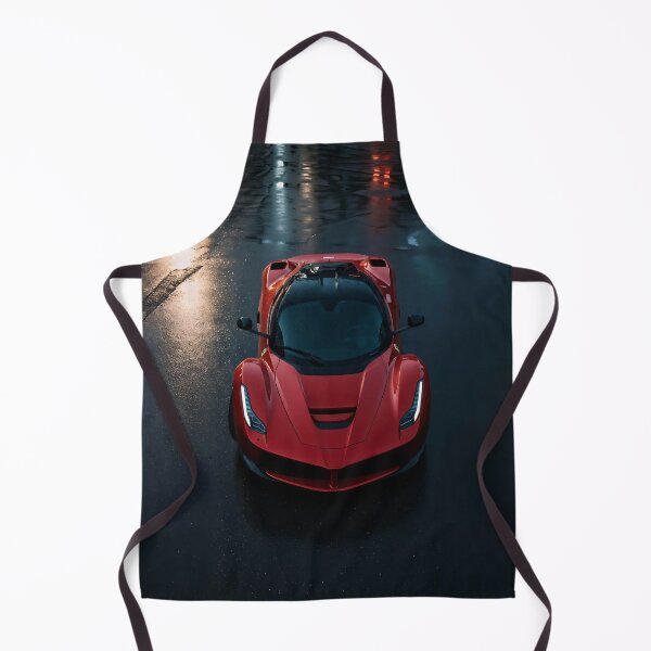 Item preview, red hypercar top view in light rain with reflective lights designed and sold by amithachapa.