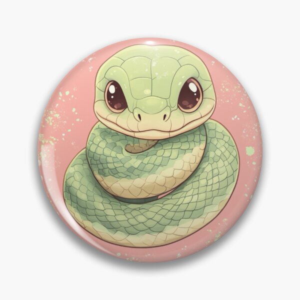 Item preview, Cute green snake kawaii designed and sold by Jeegerverd.