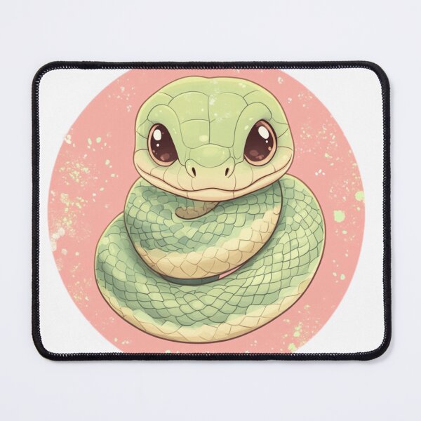 Item preview, Cute green snake kawaii designed and sold by Jeegerverd.