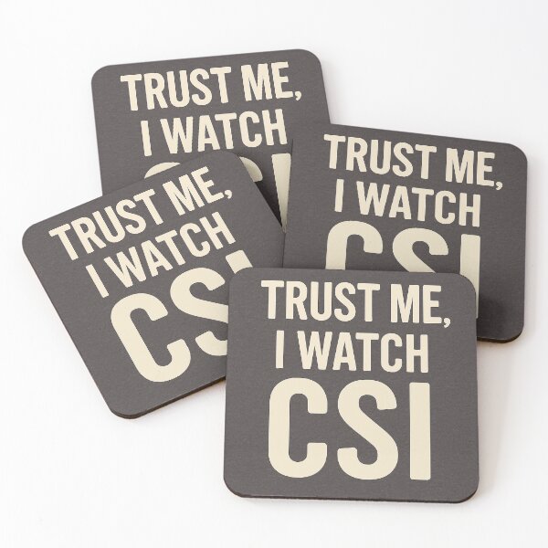 Item preview, Trust Me, I Watch CSI designed and sold by Shrouded Unraveled.