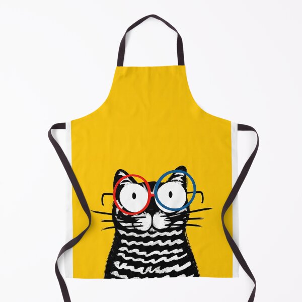 Item preview, Cat with glasses designed and sold by disturbedrod.