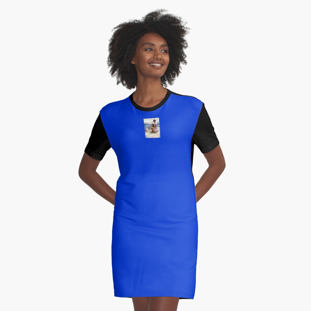 Item preview, Graphic T-Shirt Dress designed and sold by gayeelise.