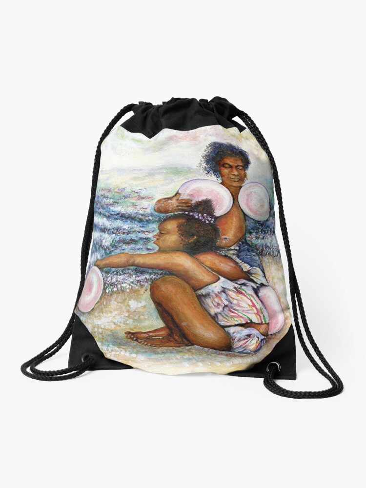 Thumbnail 1 of 3, Drawstring Bag, Obessed with Conquering the Impossible designed and sold by gayeelise.
