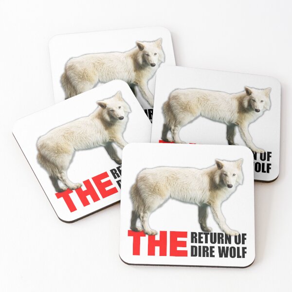 Item preview, THE RETURN OF THE DIRE WOLF (WHITE) designed and sold by Marlon Oseguera.