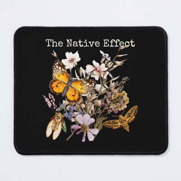 Item preview, The Native Effect Butterflies Pollinator Wildflowers Colorful Design designed and sold by EarthArtDesigns.