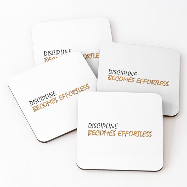 Item preview, discipline becomes effortless designed and sold by Positive Mindzet!.