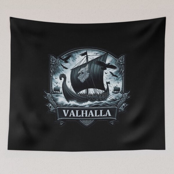Item preview, Valhalla - Viking Longship Norse Mythology Warrior Design designed and sold by DeimosArtIntl.