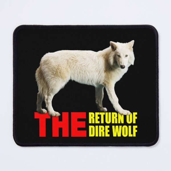 Item preview, THE RETURN OF THE DIRE WOLF (BLACK) designed and sold by Marlon Oseguera.