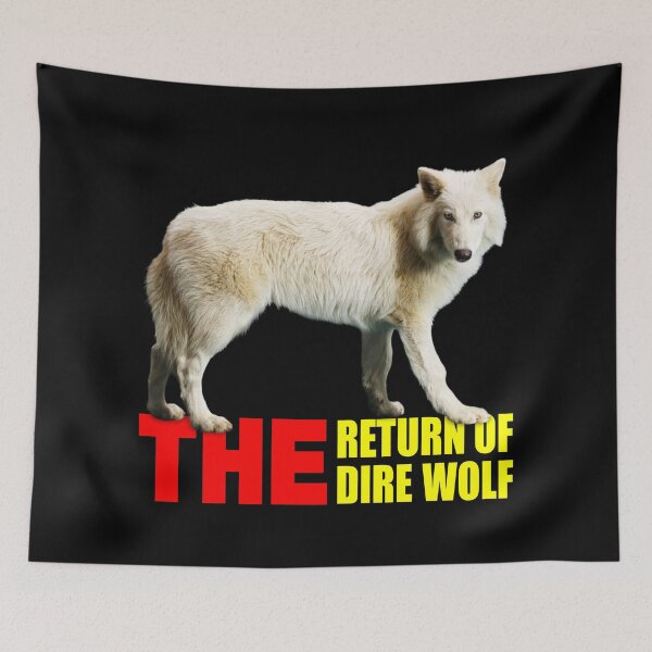 Item preview, THE RETURN OF THE DIRE WOLF (BLACK) designed and sold by Marlon Oseguera.