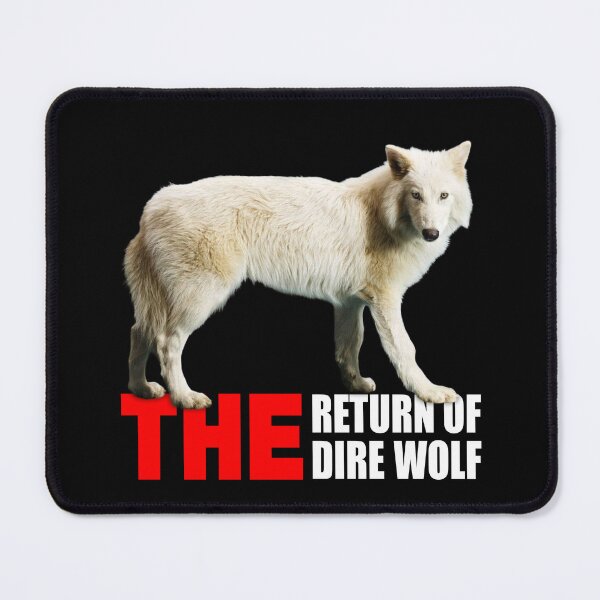 Item preview, THE RETURN OF THE DIRE WOLF (BLACK2) designed and sold by Marlon Oseguera.