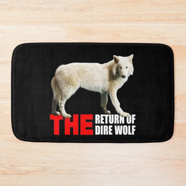 Item preview, THE RETURN OF THE DIRE WOLF (BLACK2) designed and sold by Marlon Oseguera.
