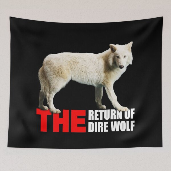 Item preview, THE RETURN OF THE DIRE WOLF (BLACK2) designed and sold by Marlon Oseguera.
