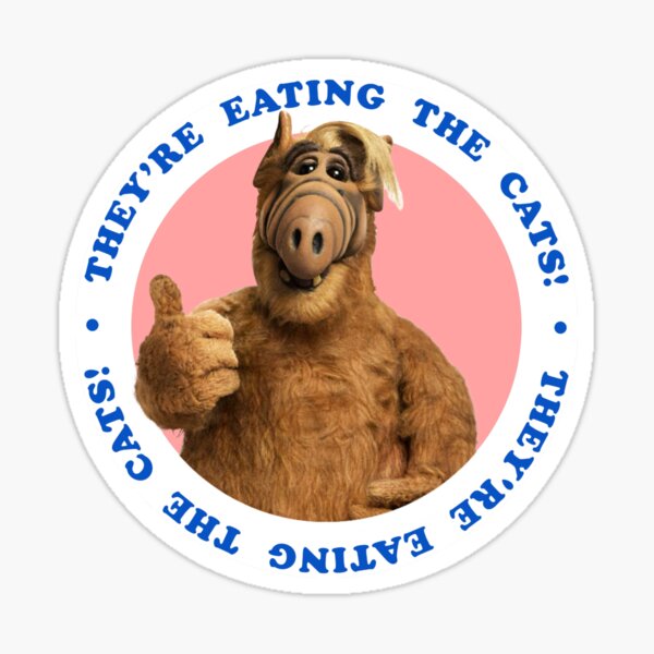 Artikel-Vorschau von Sie fressen die Katzen! Sticker, designt und verkauft von hellomybluebell.
