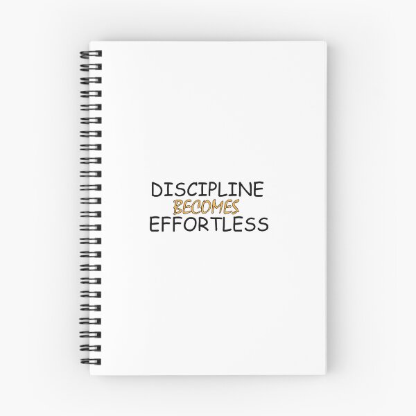 Item preview, discipline becomes effortless designed and sold by Positive Mindzet!.