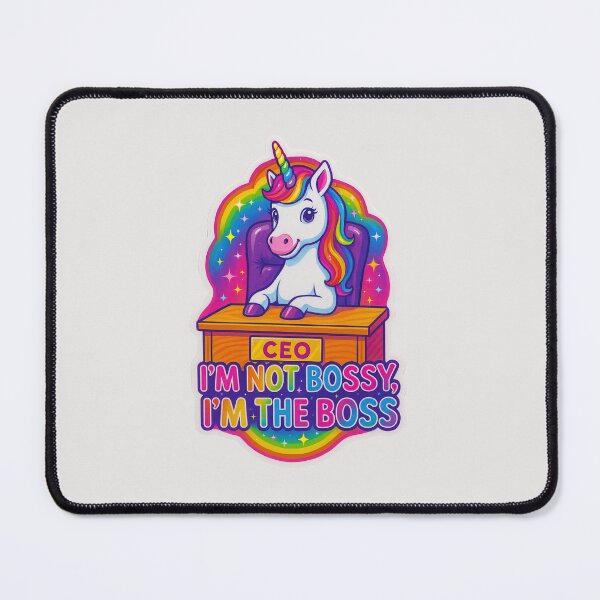 Item preview, I'm not Bossy, I'm the Boss Unicorn CEO designed and sold by FlippinTurtles.