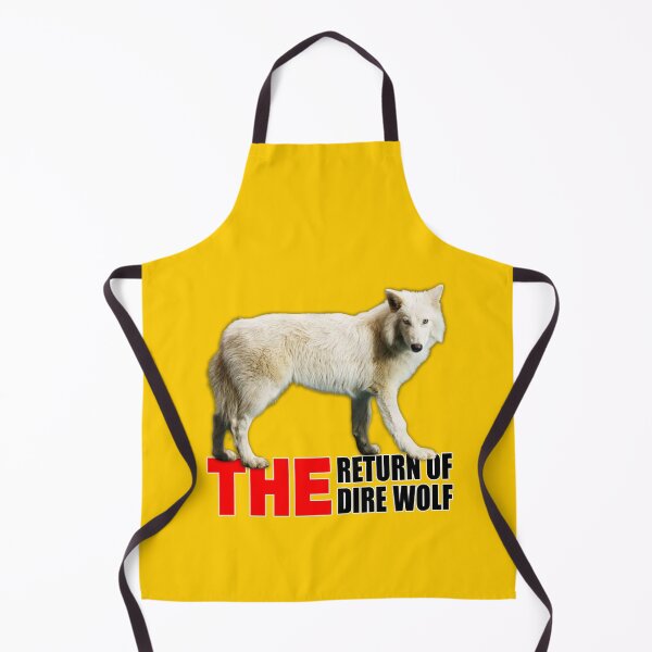 Item preview, THE RETURN OF THE DIRE WOLF (#FFCC00) designed and sold by Marlon Oseguera.