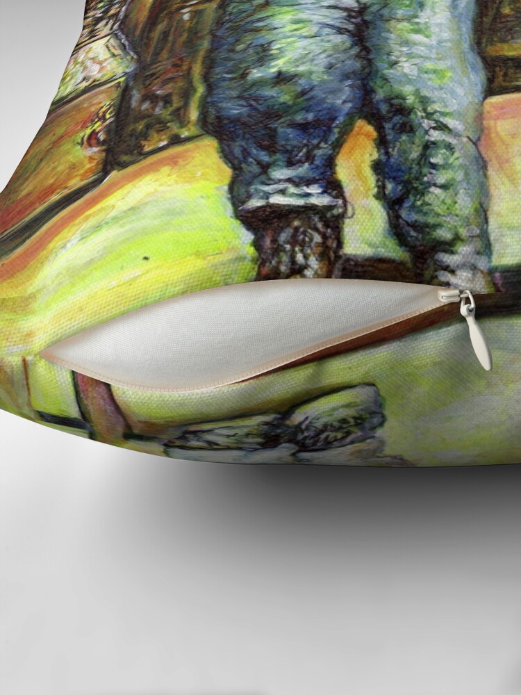 Thumbnail 2 of 4, Pillow, A Sistine ChapeI Phase of a ChaIIenge designed and sold by gayeelise.