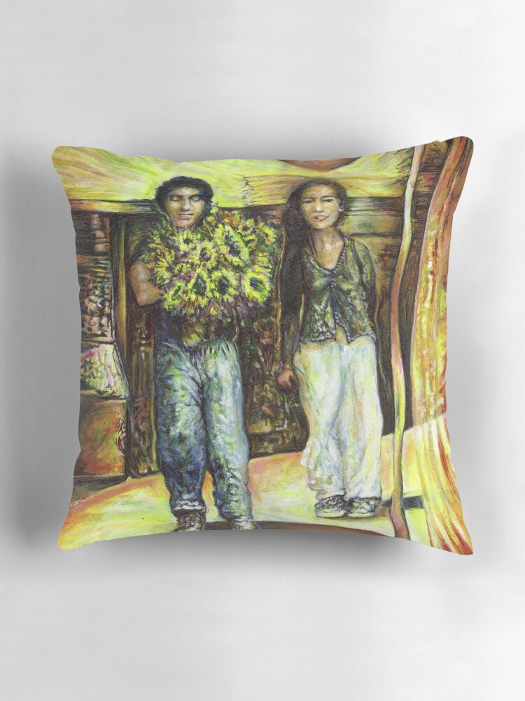 Thumbnail 3 of 4, Pillow, A Sistine ChapeI Phase of a ChaIIenge designed and sold by gayeelise.