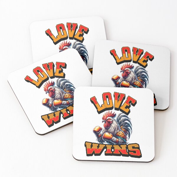 Aperçu de l'œuvre L'AMOUR GAGNE créée et vendue par freshwear design.