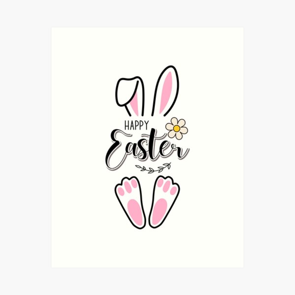 Item preview, Happy Easter, Bunny! designed and sold by Purrfect Blend .