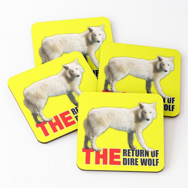 Item preview, THE RETURN OF THE DIRE WOLF (#FFFF00) designed and sold by Marlon Oseguera.