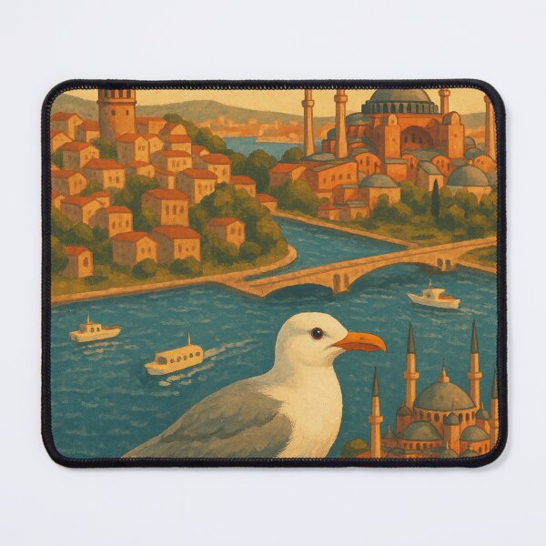 Item preview, Istanbul Skyline with Galata Tower and Hagia Sophia designed and sold by Places On Earth.