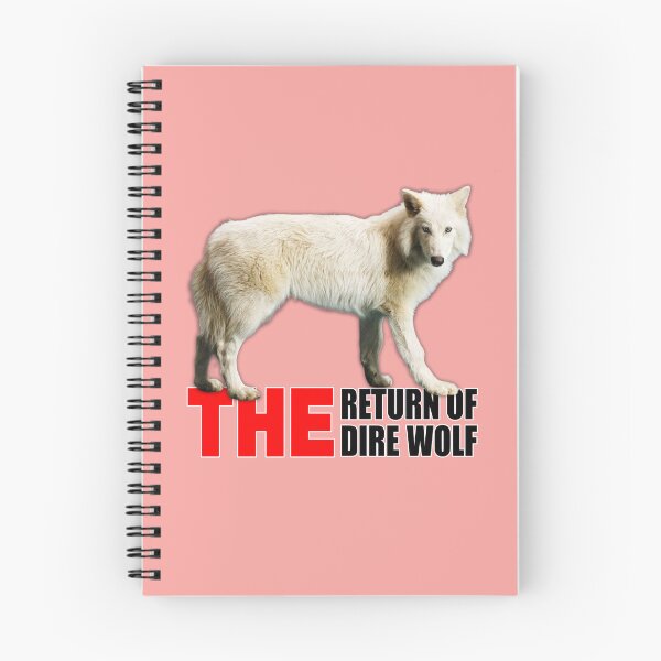 Item preview, THE RETURN OF THE DIRE WOLF (#F7A4A0) designed and sold by Marlon Oseguera.