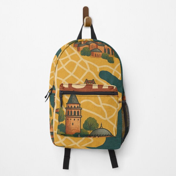 Item preview, Illustrated Istanbul Map with Iconic Landmarks designed and sold by Places On Earth.
