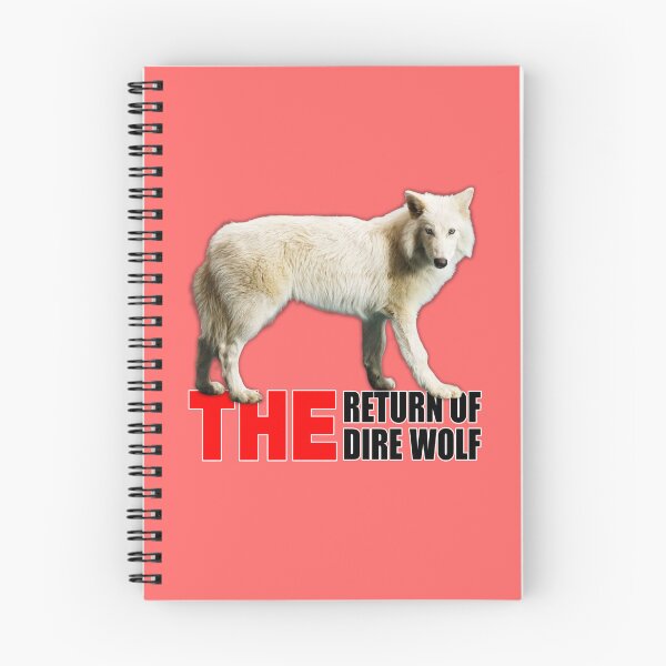 Item preview, THE RETURN OF THE DIRE WOLF (#FF6666) designed and sold by Marlon Oseguera.