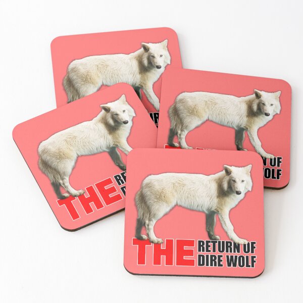 Item preview, THE RETURN OF THE DIRE WOLF (#FF6666) designed and sold by Marlon Oseguera.