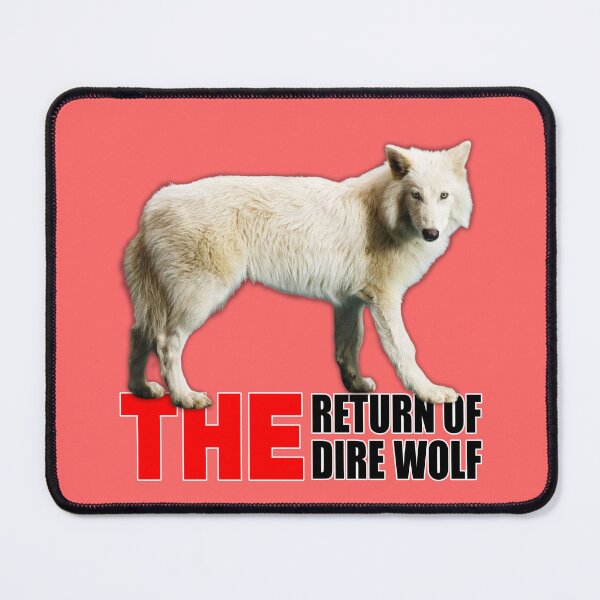 Item preview, THE RETURN OF THE DIRE WOLF (#FF6666) designed and sold by Marlon Oseguera.