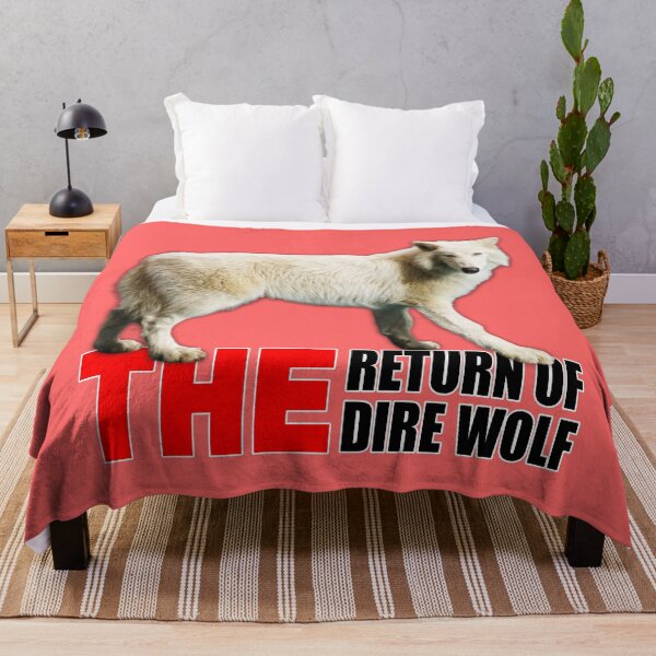 Item preview, THE RETURN OF THE DIRE WOLF (#FF6666) designed and sold by Marlon Oseguera.