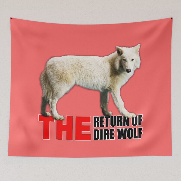 Item preview, THE RETURN OF THE DIRE WOLF (#FF6666) designed and sold by Marlon Oseguera.