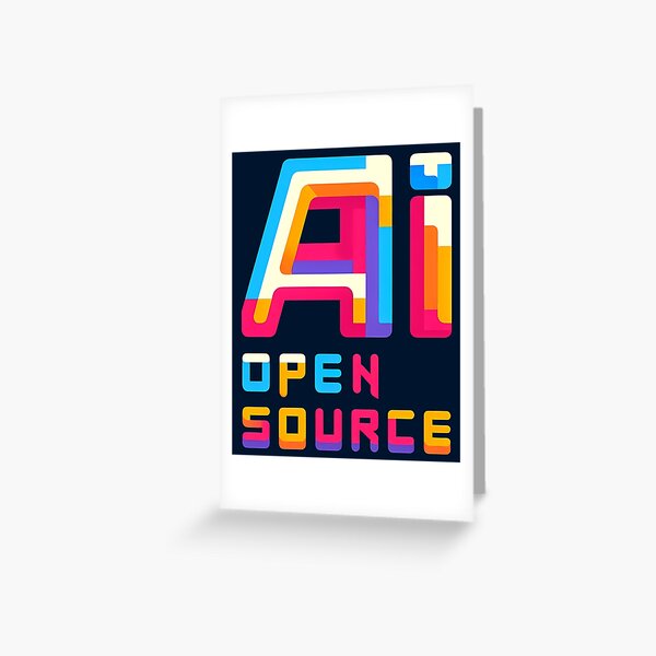 Item preview, AI Open Source, typography designed and sold by maxmaj.