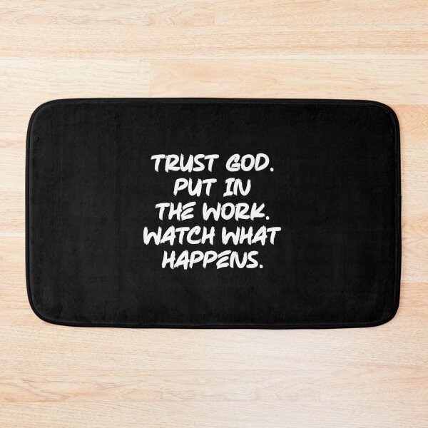 Item preview, Trust God, Put In Work – Faith and Hustle Motivation designed and sold by chantastical.