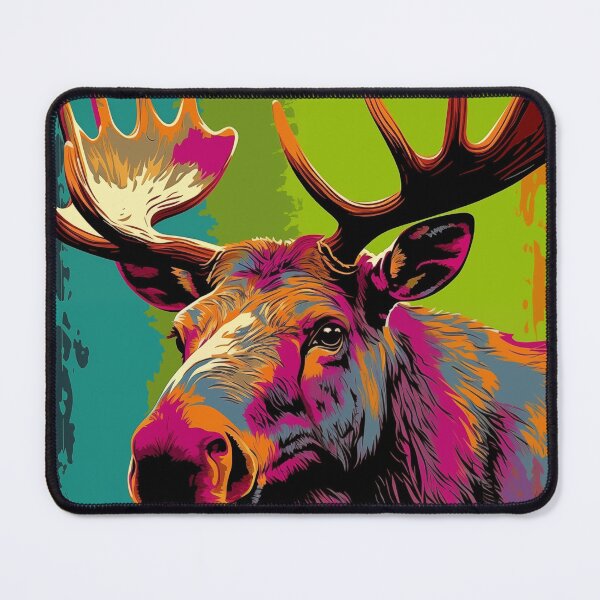 Item preview, Moose Popart designed and sold by RedHandedOD.