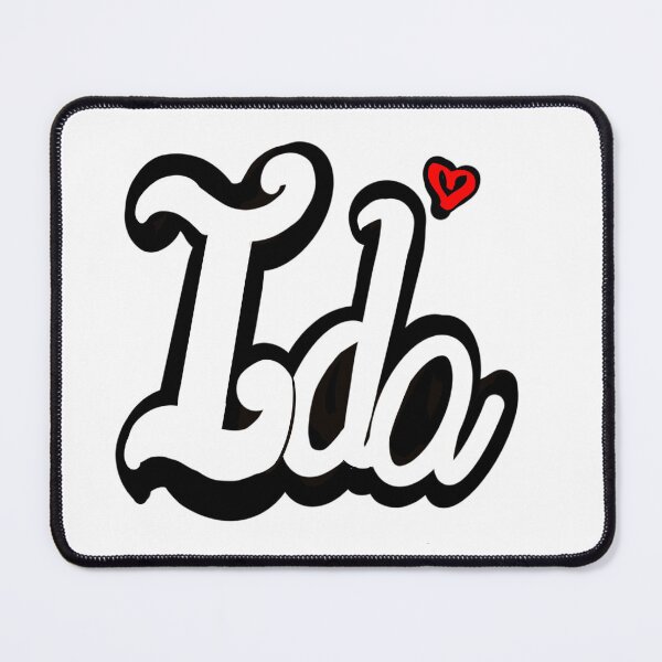 Item preview, Ida popular girls first name in white. Top 100 Personalized personalised customised name Ida  designed and sold by Artonmytee.