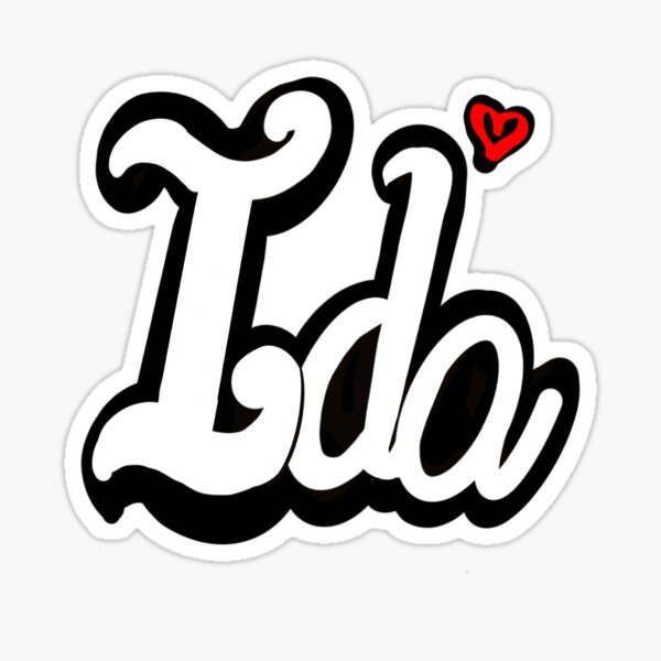 Vista previa del artículo con la obra «Ida, el nombre popular para niñas en blanco. Top 100 nombres personalizados de Ida.», diseñado y vendido por Artonmytee.