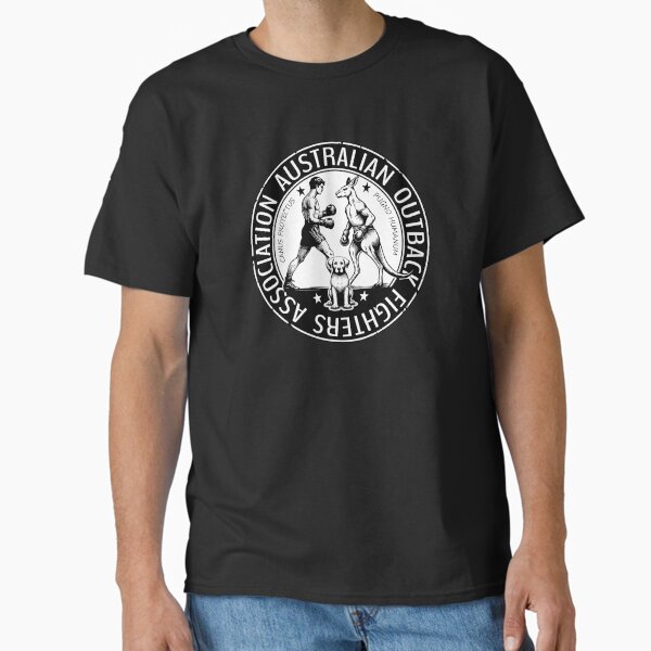 AUSTRALIA OUTBACK KANGAROO FIGHTERS DOG Classic T-Shirt