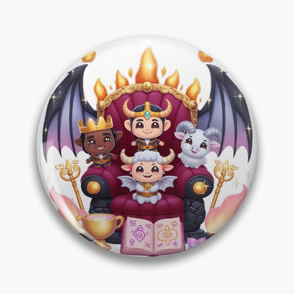 Item preview, Asmoday: King of Demons - Adorably Witty Edition | Devilish Ars Goetia & D&D Collection designed and sold by LoliDesignShop.