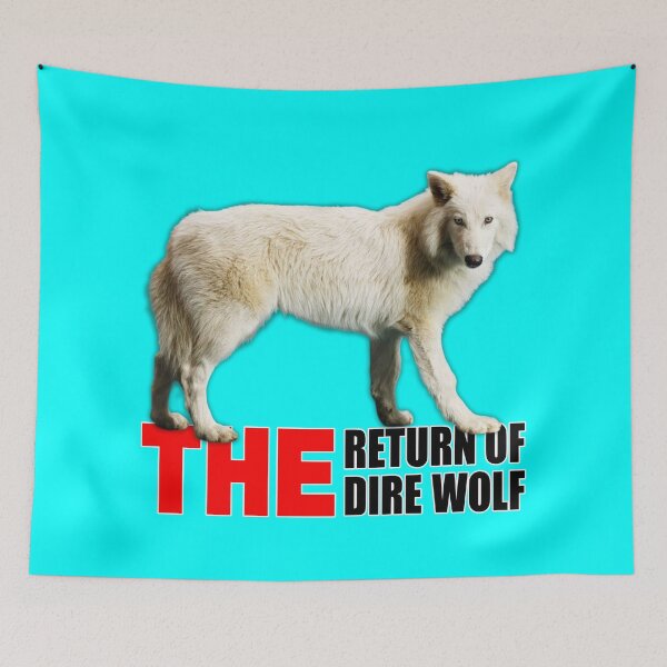 Item preview, THE RETURN OF THE DIRE WOLF (#00FFFF) designed and sold by Marlon Oseguera.