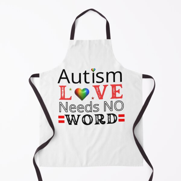Item preview, Autism Love Needs No Word, Autism Awareness Design designed and sold by Raise2Shine.