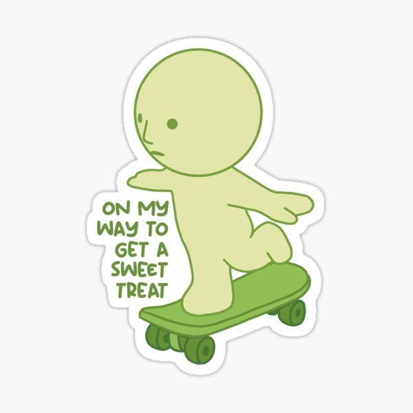 Item preview, sweet treat smiski / skateboarding smiski designed and sold by snststudios.