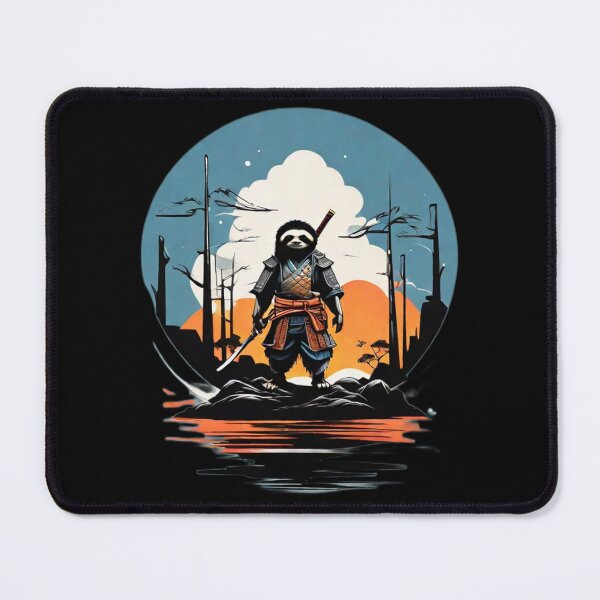 Item preview, Sloth Samurai Warrior Sloth Ninja Samurai Swords designed and sold by PRINTS2HOT.