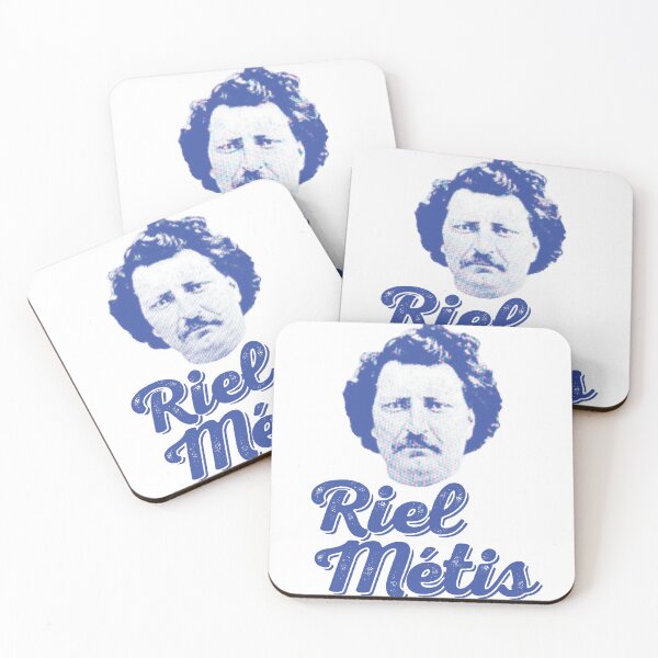 Item preview, Riel Métis with Head Blue designed and sold by SquareFox.Studio.