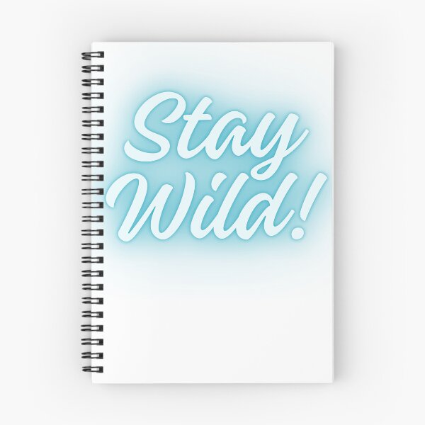 Item preview, Stay Wild Bold Brush Typography designed and sold by WildPetal.