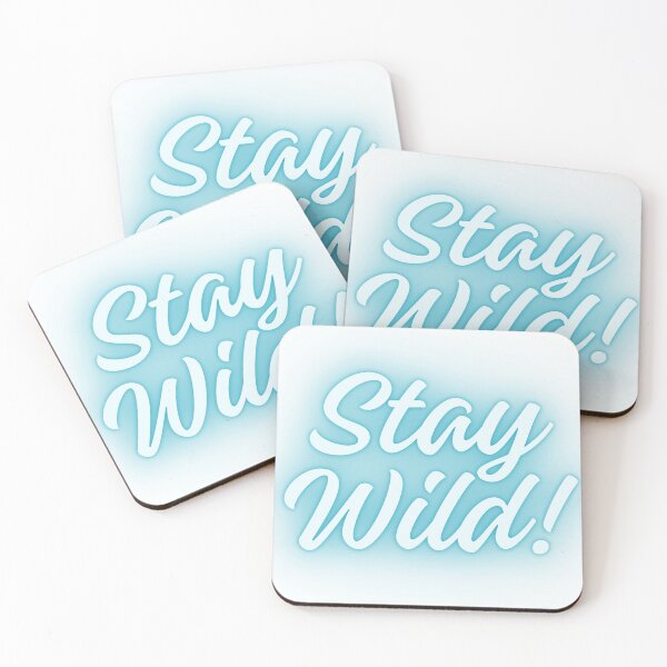 Item preview, Stay Wild Bold Brush Typography designed and sold by WildPetal.