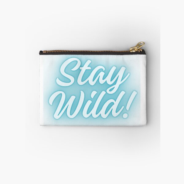 Item preview, Stay Wild Bold Brush Typography designed and sold by WildPetal.